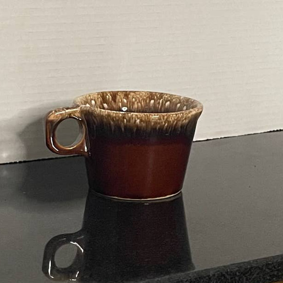 Vintage Hull USA Crestone Oven Proof Brown Drip Ware Stoneware Mug - Picture 12 of 12